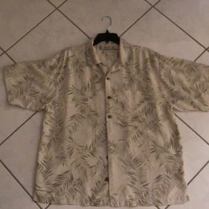 Tommy Bahama all silk aloha shirt size L
